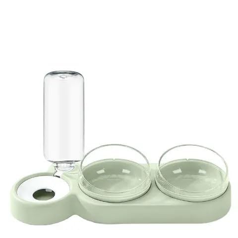 Rotatable Pet Feeder Water Dispenser