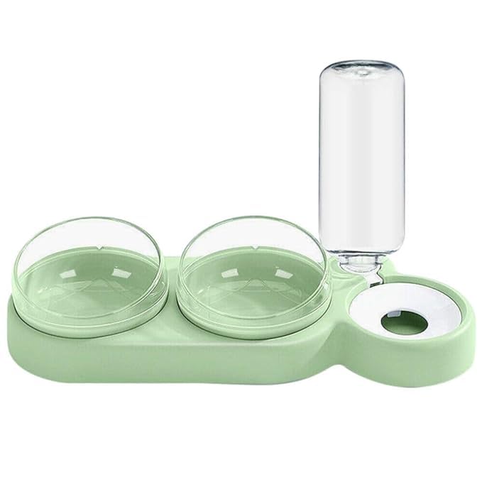 Rotatable Pet Feeder Water Dispenser