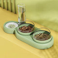 Rotatable Pet Feeder Water Dispenser