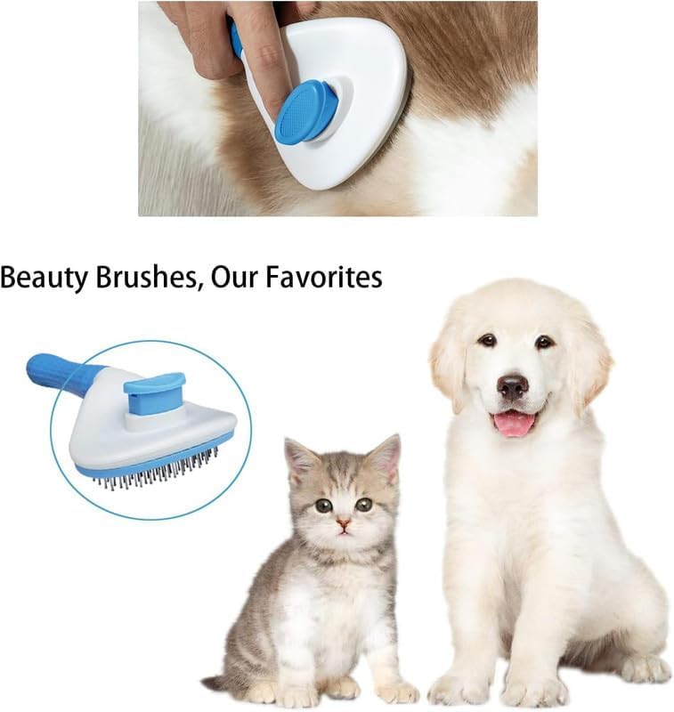 Self-Cleaning Pet Deshedding Brush