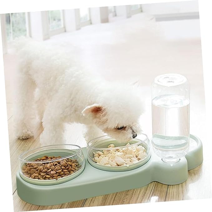 Rotatable Pet Feeder Water Dispenser
