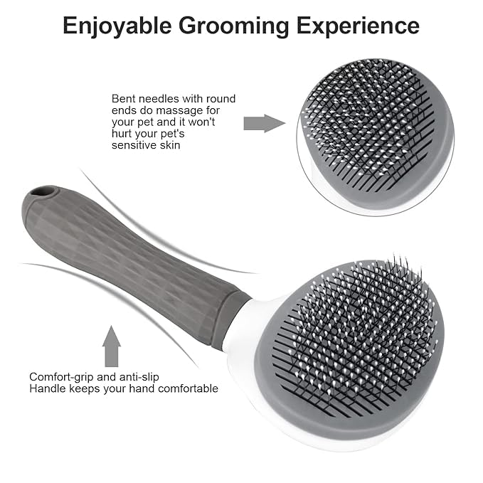 Self-Cleaning Pet Deshedding Brush