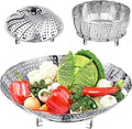 Foldable Stainless Steel Steamer Basket