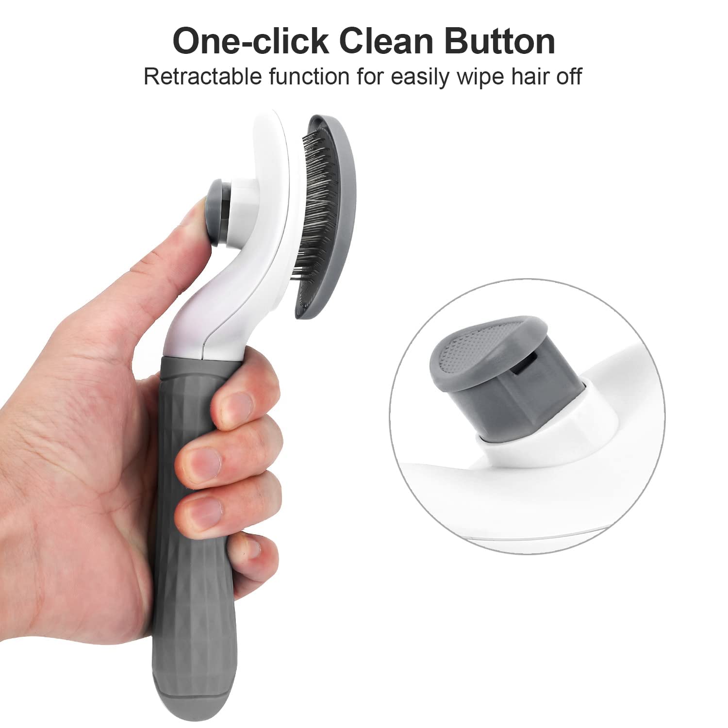 Self-Cleaning Pet Deshedding Brush