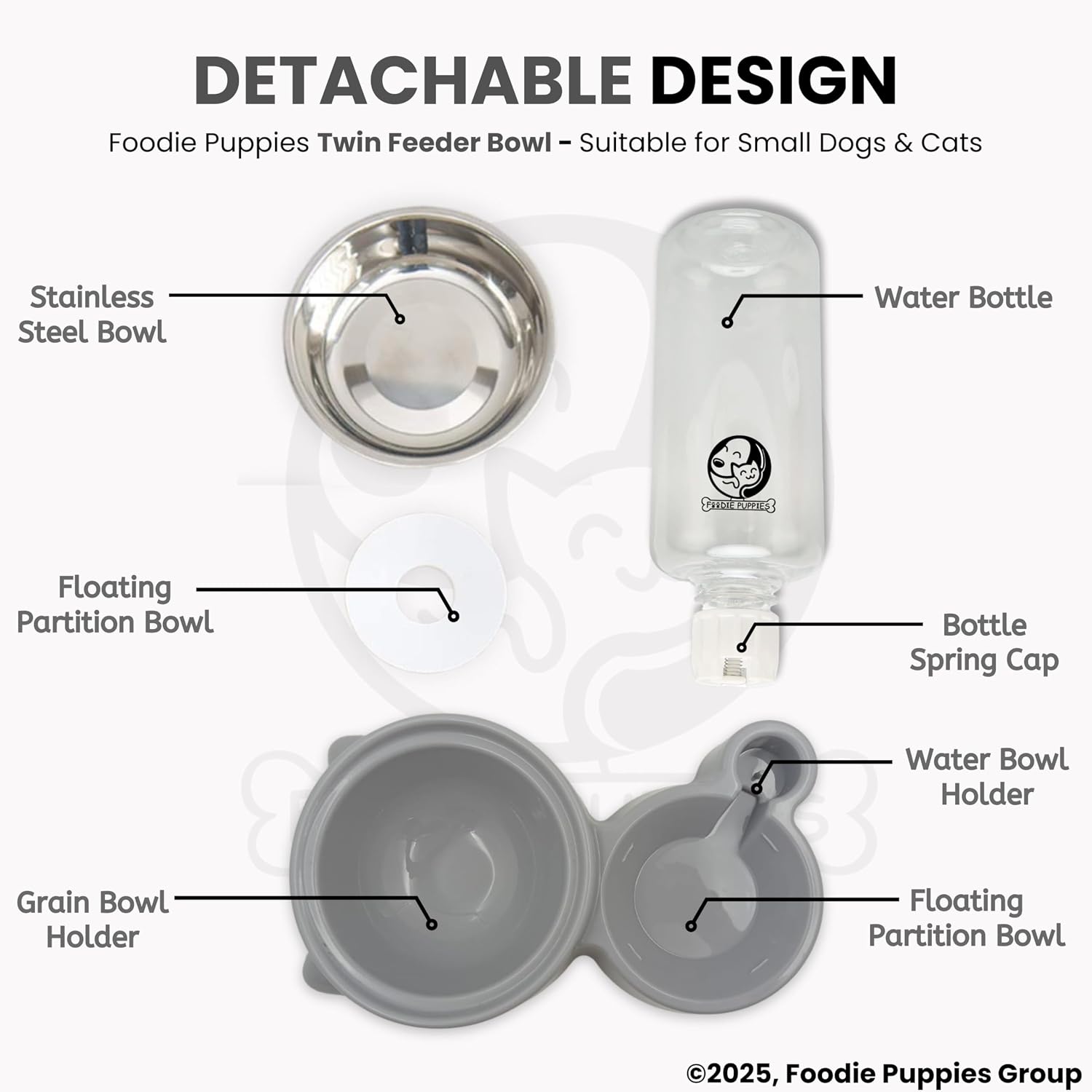 Pet Automatic Water Food Bowl