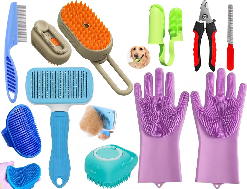 9-in-1 Pet Grooming & Bathing Kit