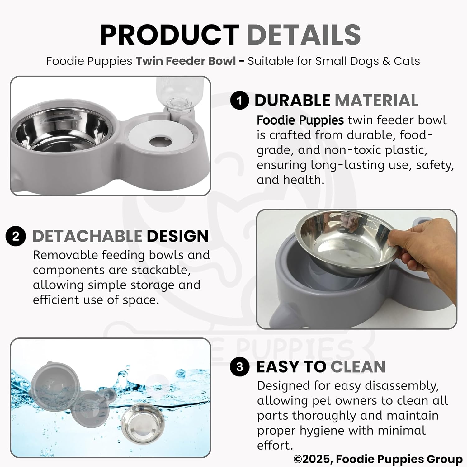Pet Automatic Water Food Bowl